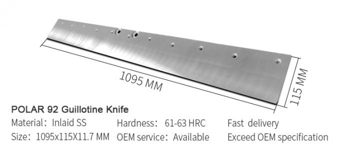 POLAR veya &Ouml;zel Kağıt Gilotine Makine Kesme Blade Kağıt Kesme Bı&ccedil;ak 3