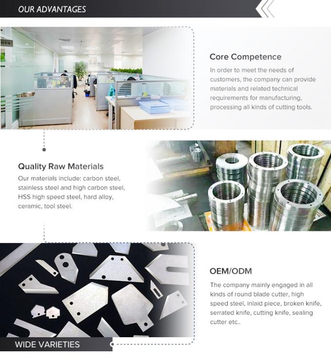 Film ambalaj makinesi için tırnaklı kesme endüstriyel ambalaj bıçakları 5