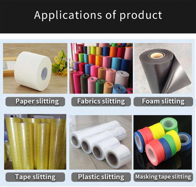 Özel olarak kesme yuvarlak bıçak kesme makinesinin bıçağı Kağıt film plastik kesme bıçağı Gıda bıçağı 0